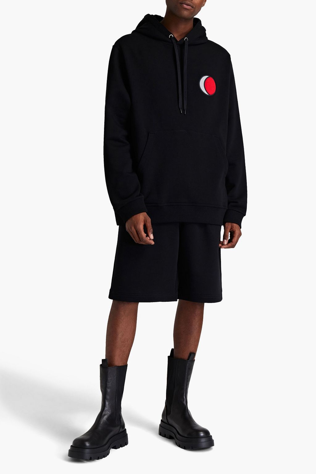 BURBERRY Printed French cotton-terry sweatshirt