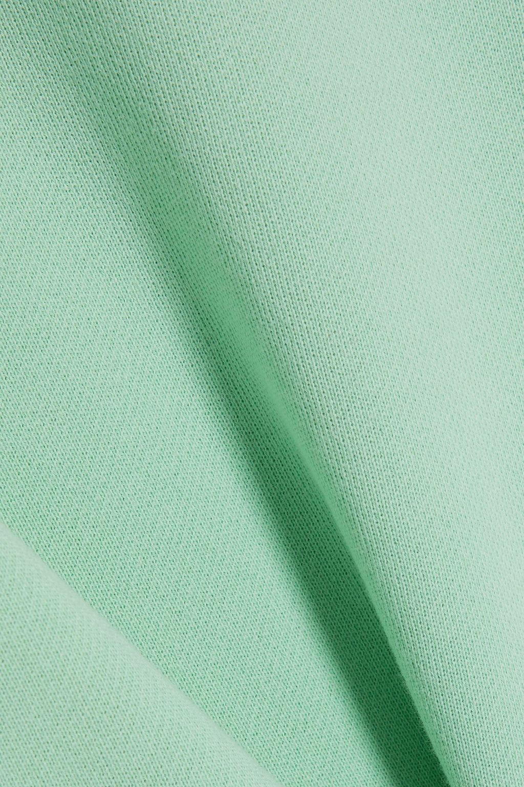 PROENZA SCHOULER Printed French cotton-terry sweatshirt