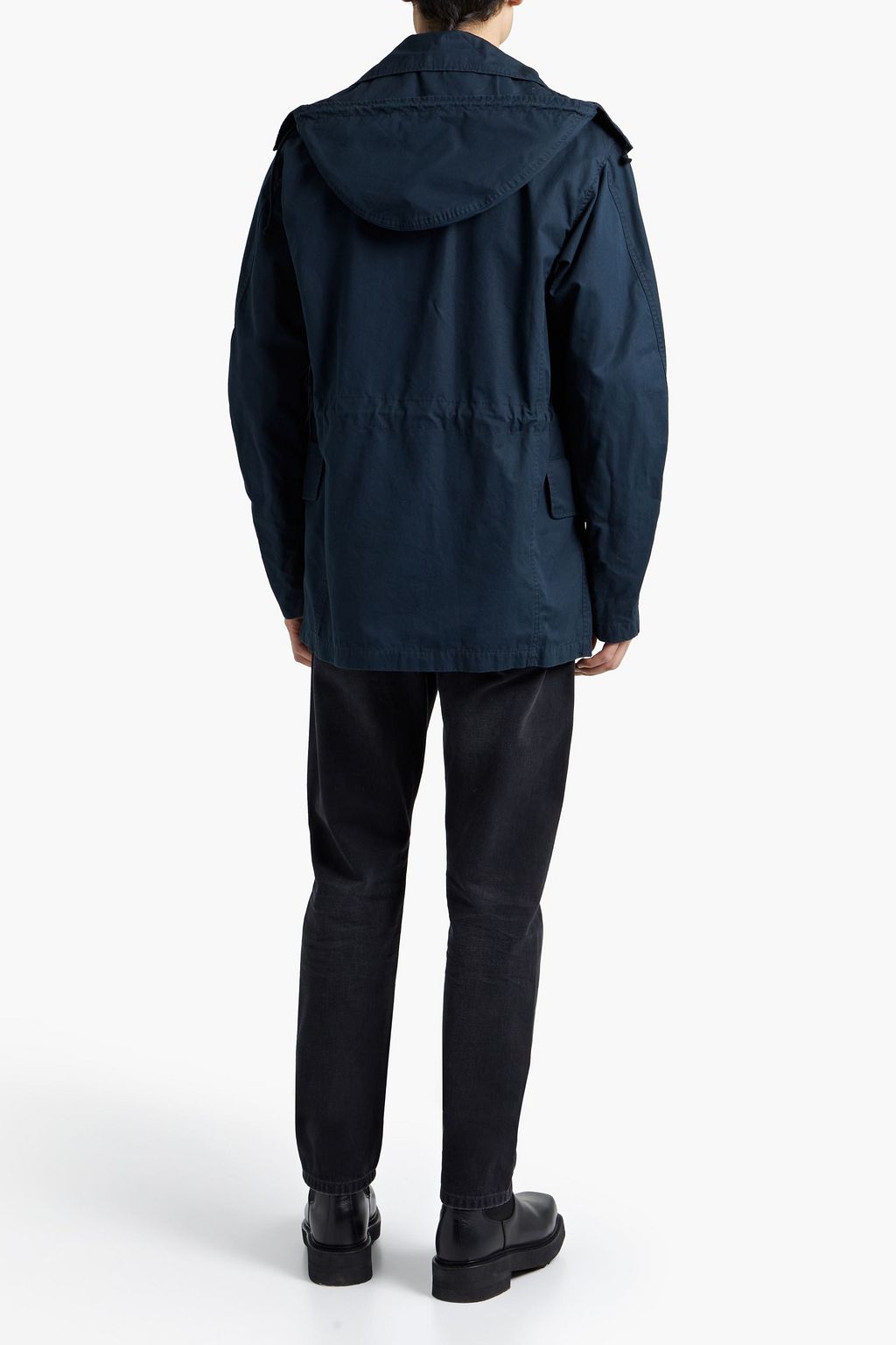 SANDRO Cotton hooded jacket