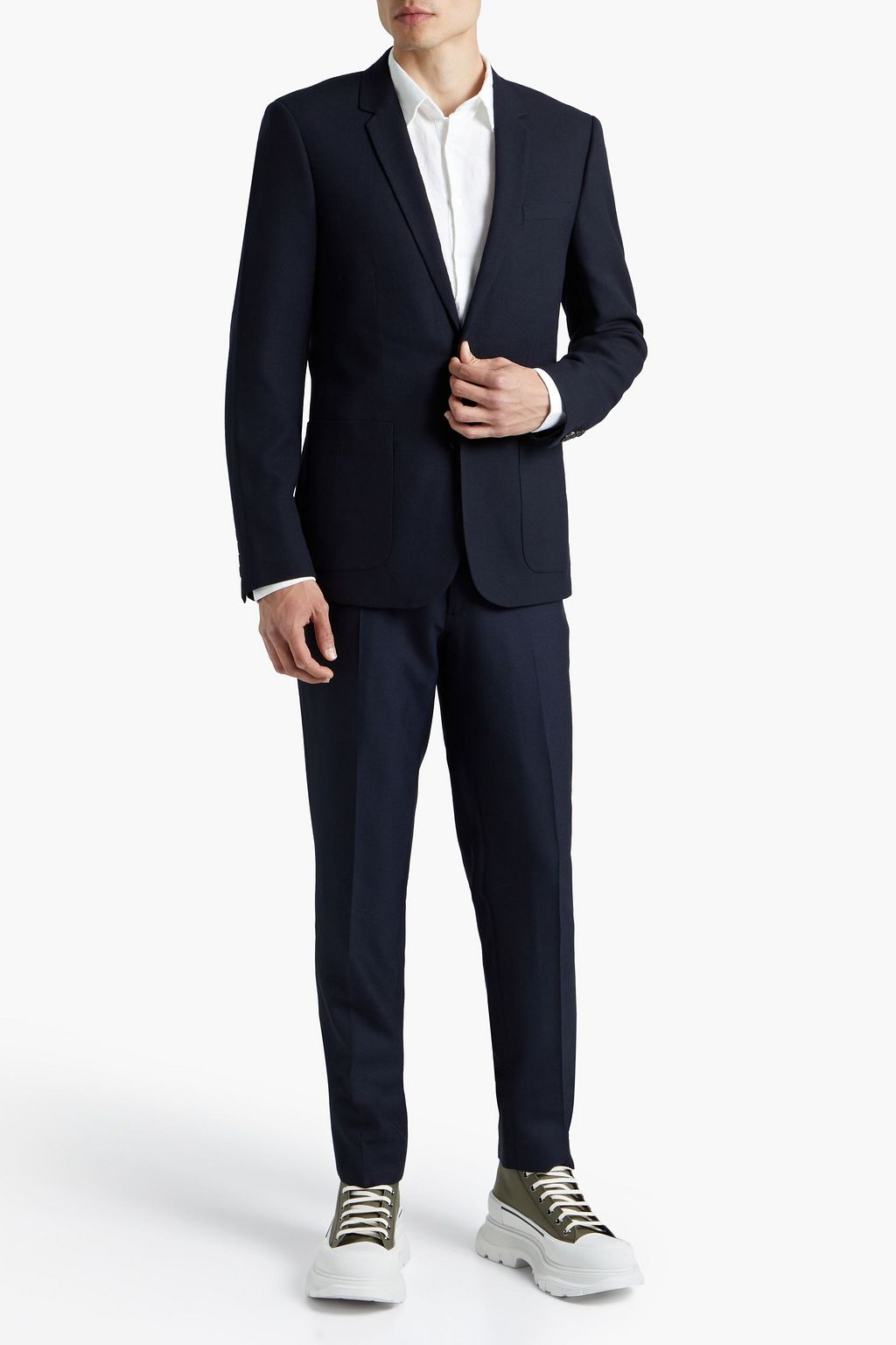 SANDRO Wool-blend suit jacket