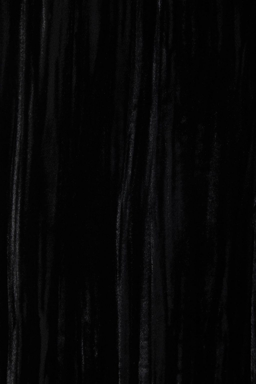 SAINT LAURENT Hose mit schmalem Bein aus Velours