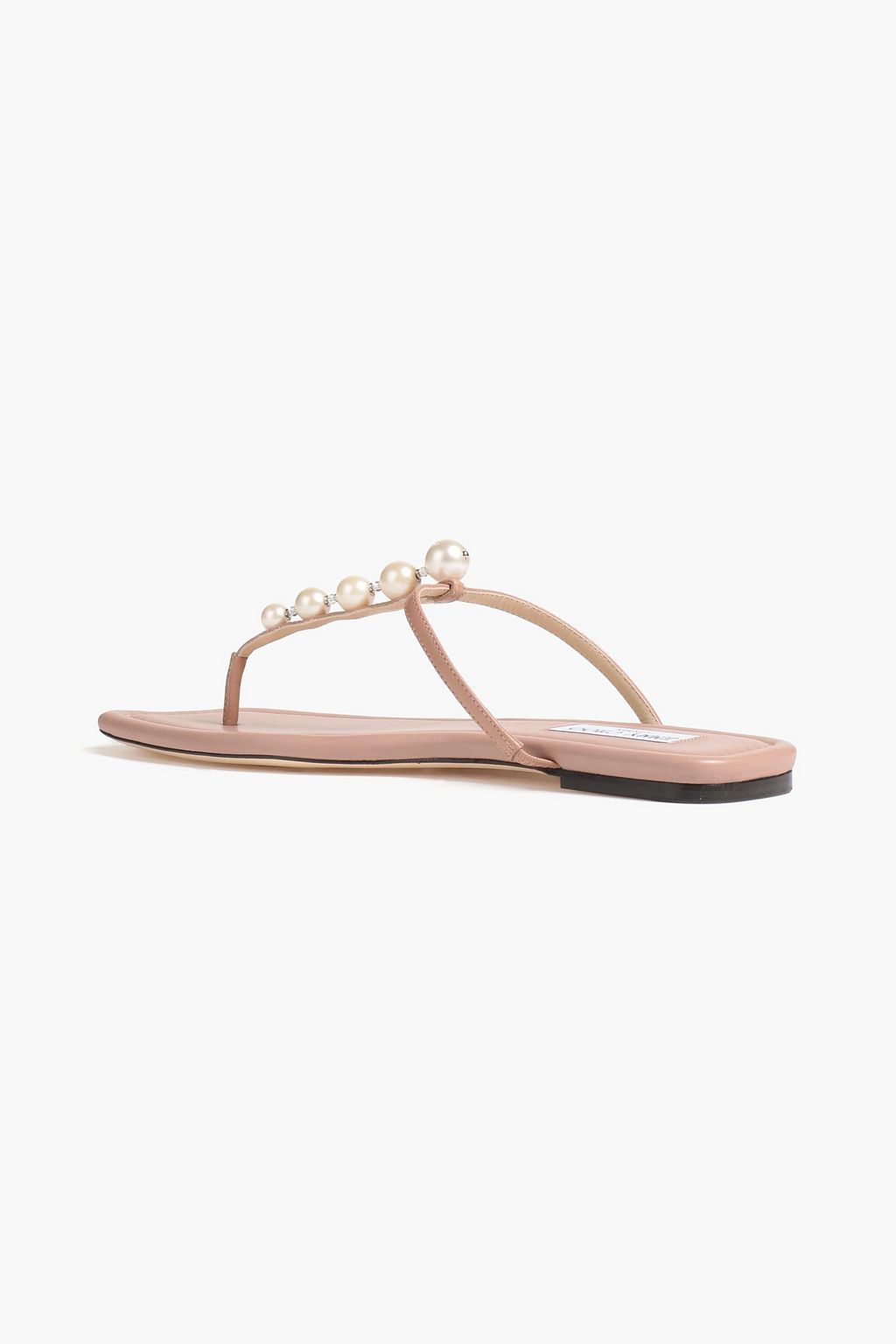 JIMMY CHOO Alaina embellished leather sandals