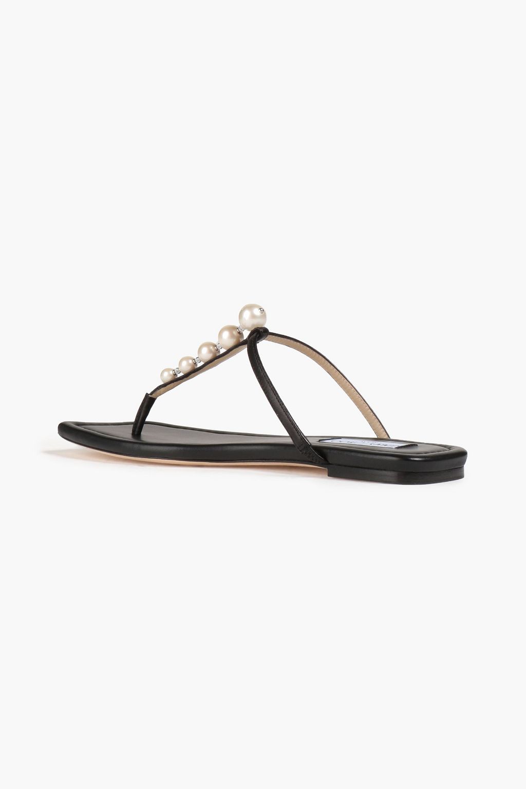 JIMMY CHOO Alaina embellished leather sandals