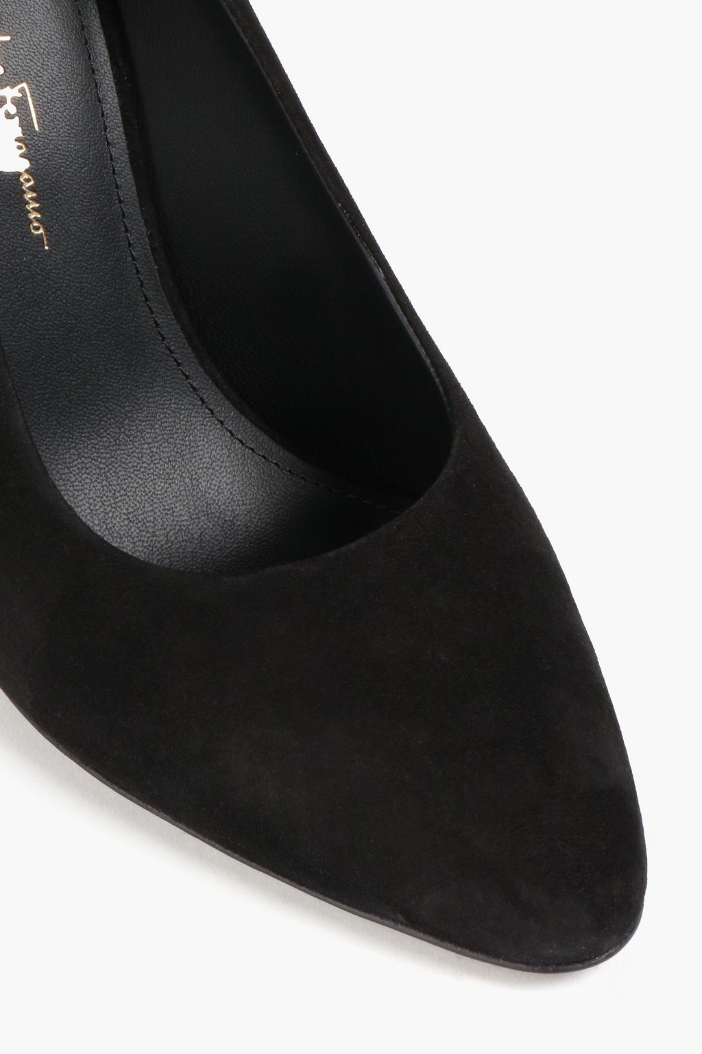 FERRAGAMO Judy suede pumps