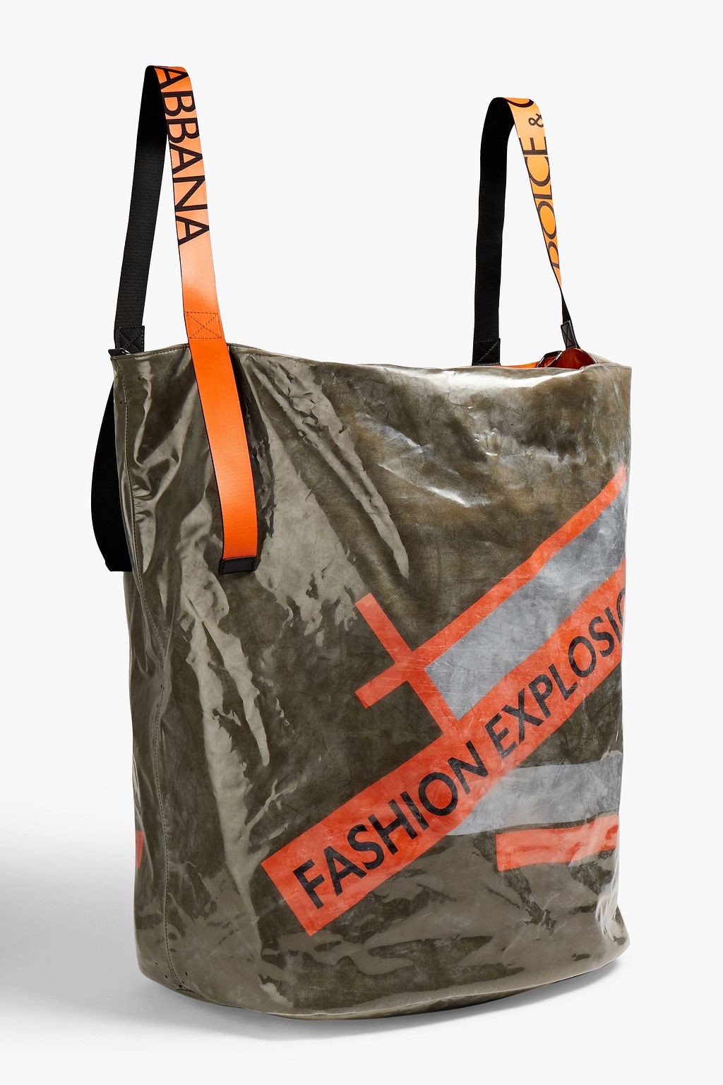 DOLCE & GABBANA Layered printed PVC tote