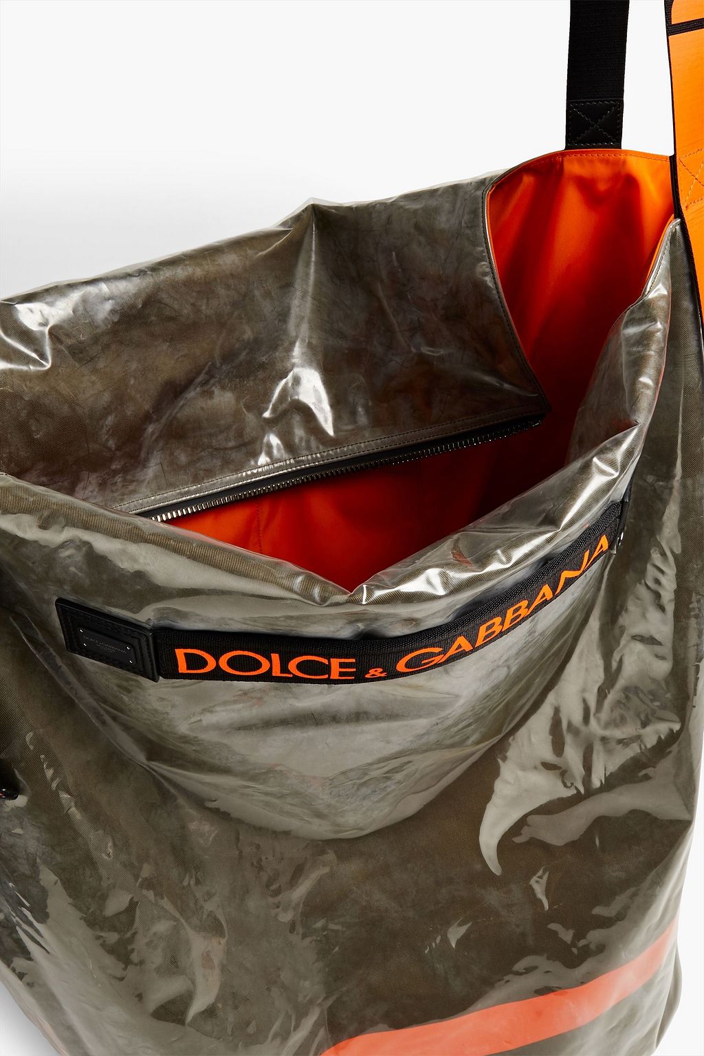 DOLCE & GABBANA Layered printed PVC tote