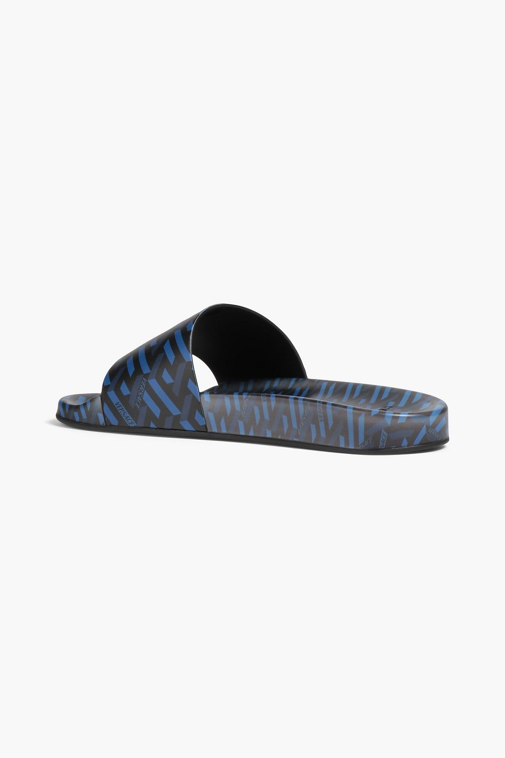 VERSACE Logo-print rubber slides