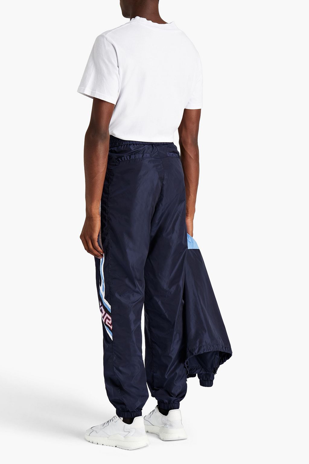 VERSACE Printed shell track pants