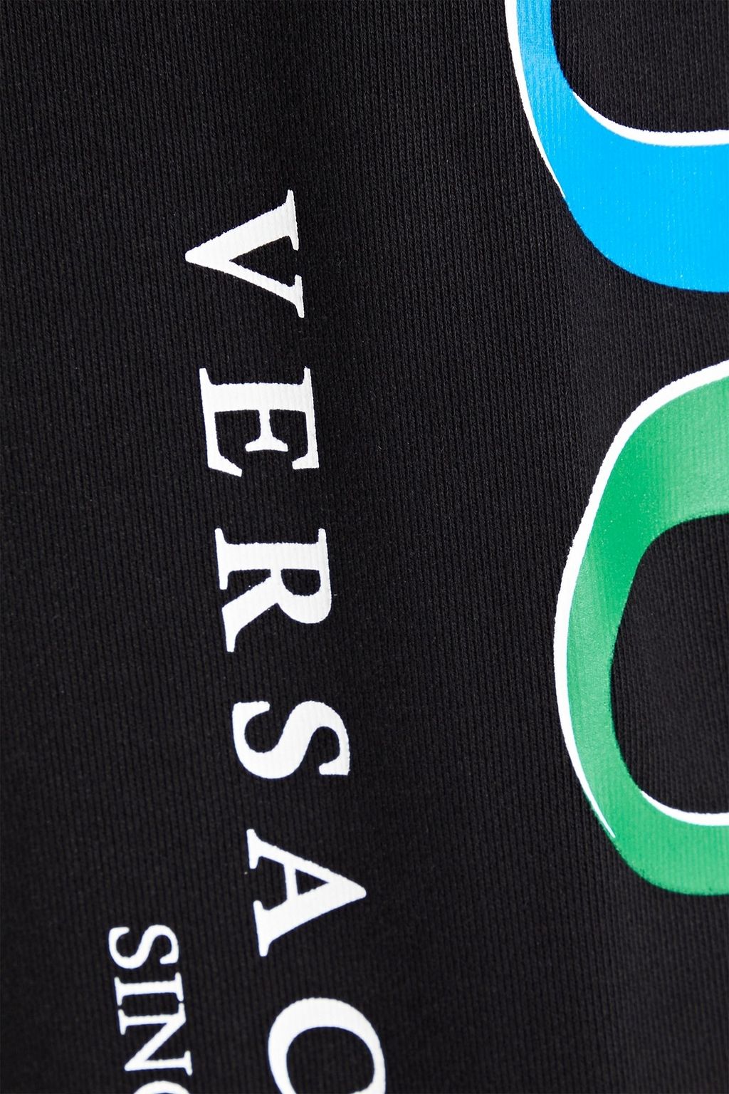 VERSACE JEANS COUTURE Sporthose aus Baumwollfleece mit Print