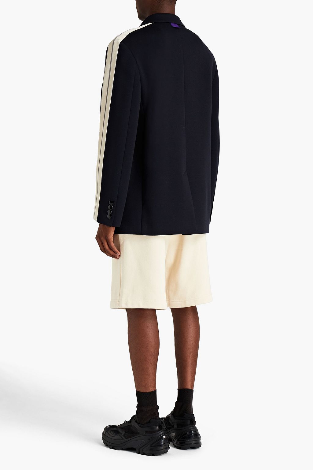 PALM ANGELS Cotton-blend ponte blazer