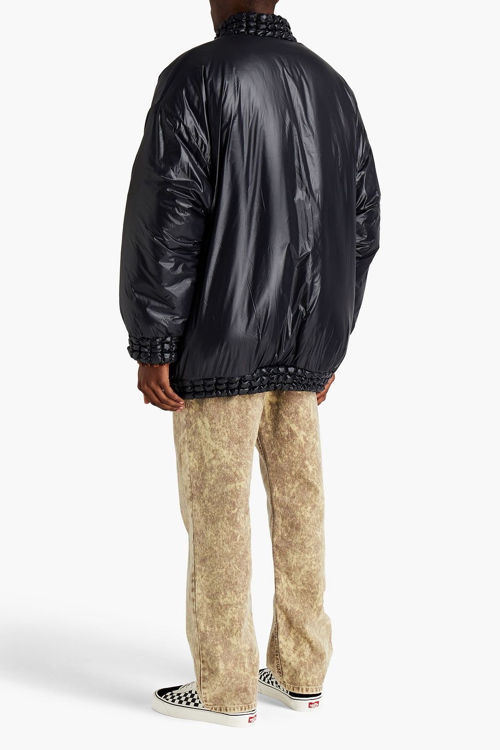 OPENING CEREMONY Oversized appliquéd shell bomber jacket