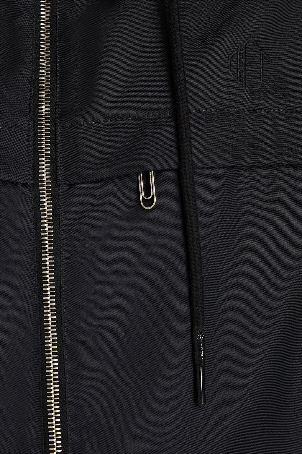 OFF-WHITE™ Regenmantel aus Twill mit Kapuze