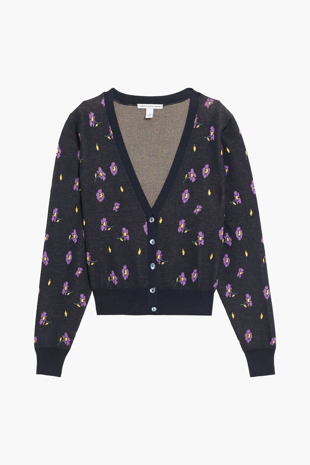 cotton floral cardigan