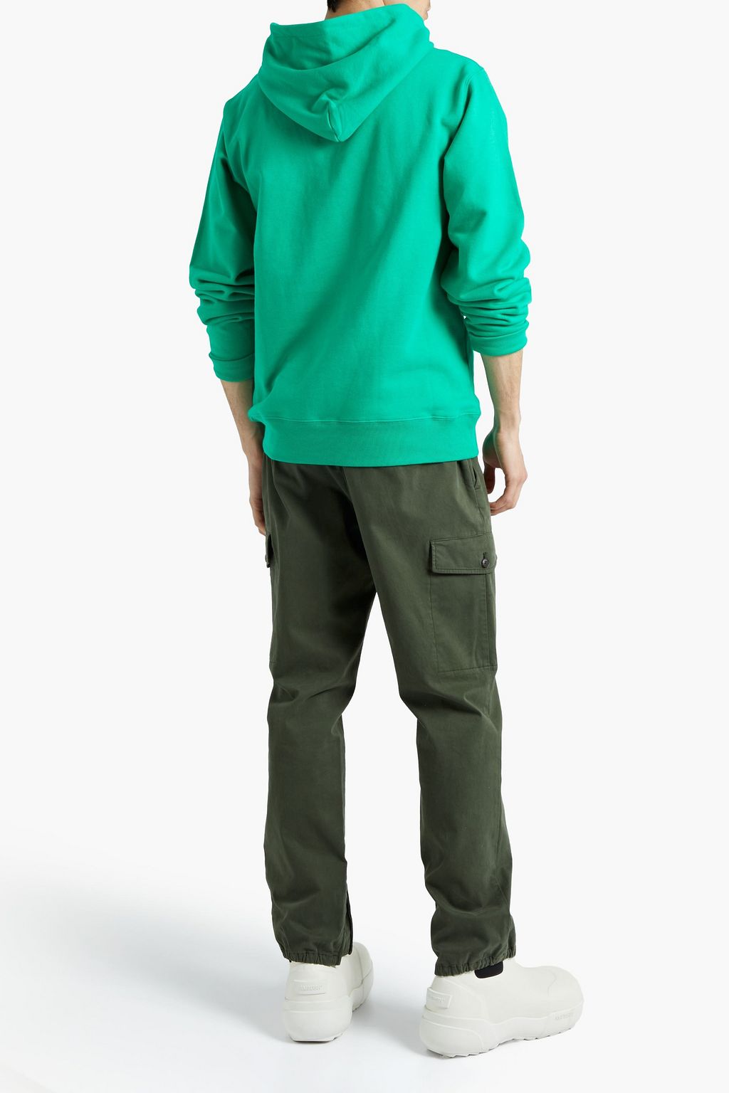 BILLIONAIRE BOYS CLUB Printed French cotton-terry hoodie