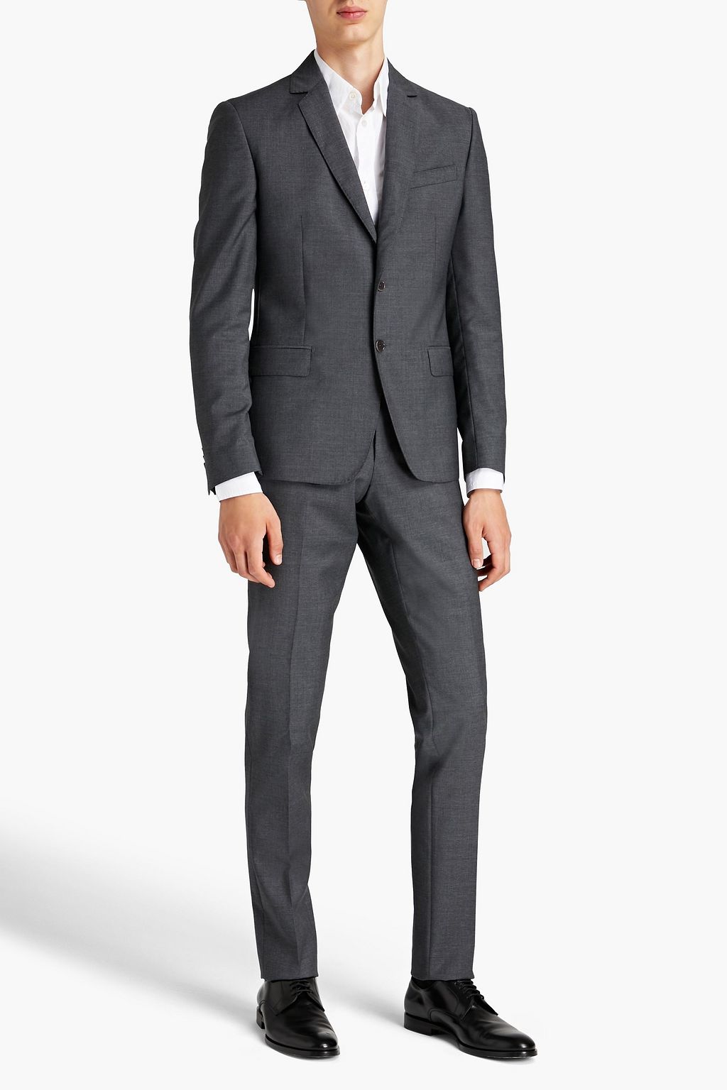 PIERRE BALMAIN Mélange wool suit