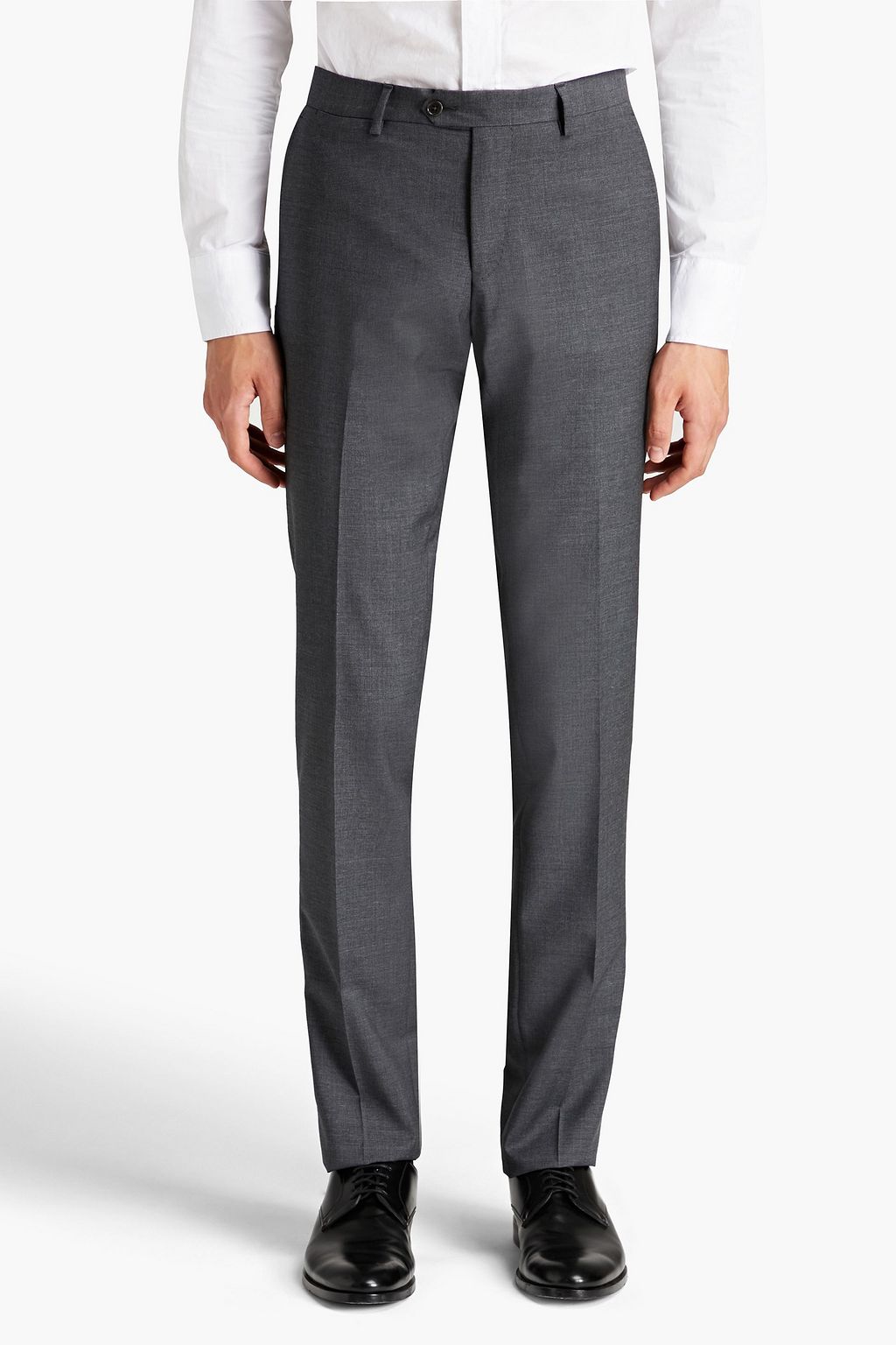 PIERRE BALMAIN Mélange wool suit