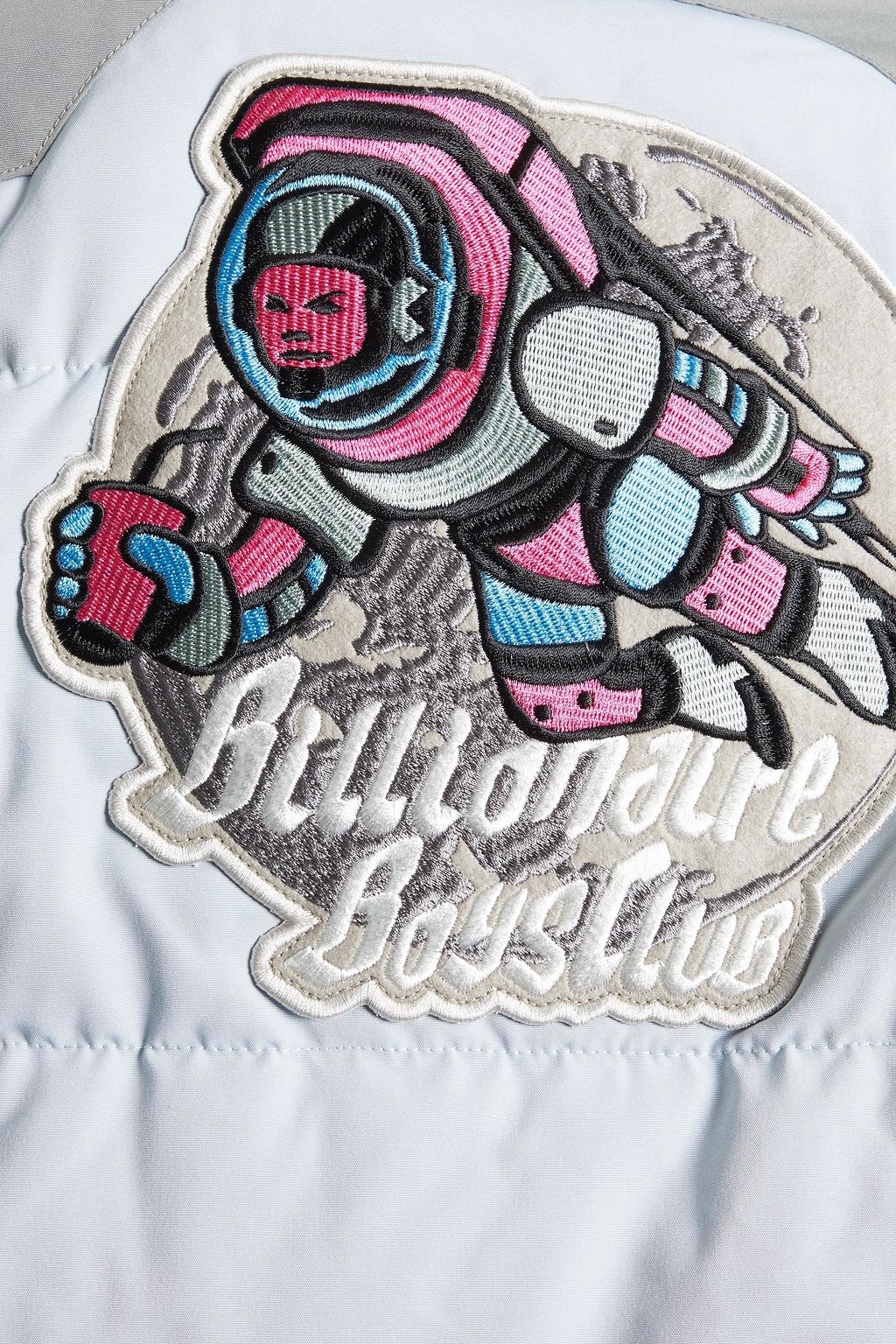 BILLIONAIRE BOYS CLUB Convertible appliquéd two-tone shell down jacket