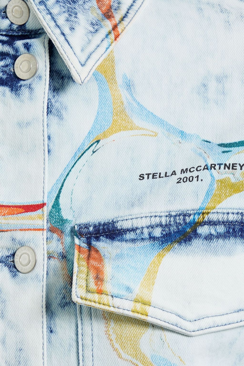 STELLA MCCARTNEY Printed denim jacket