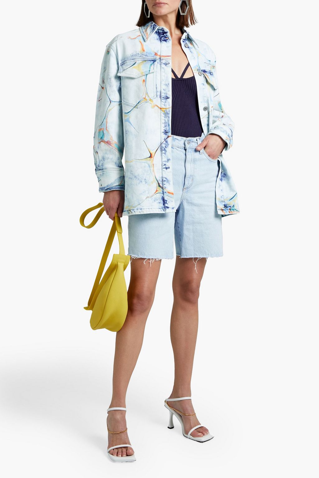 STELLA MCCARTNEY Printed denim jacket