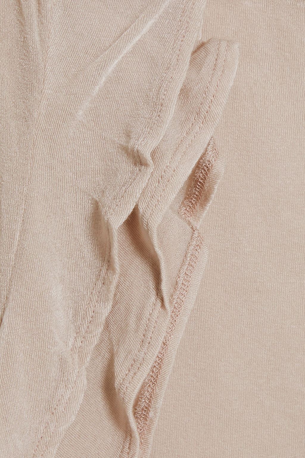 IRO Dalia ruffled TENCEL™-blend jersey top
