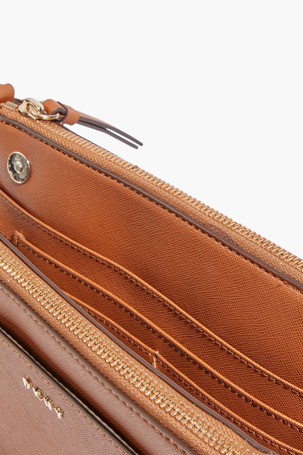 DKNY Faux texturedleather shoulder bag THE