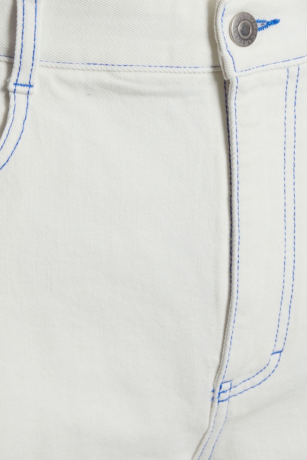STELLA MCCARTNEY Embroidered denim shorts