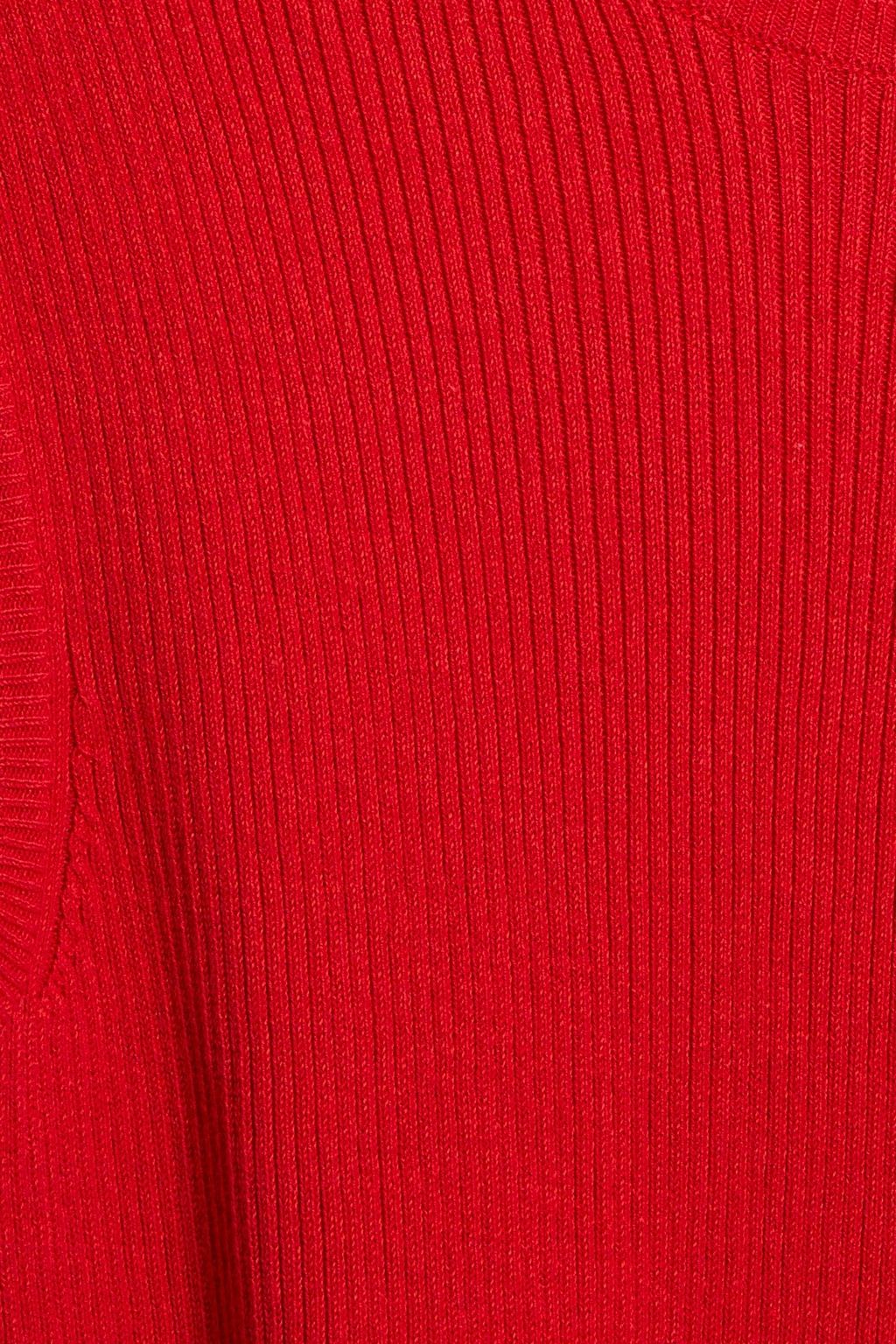 STELLA MCCARTNEY Ribbed cotton-blend tunic