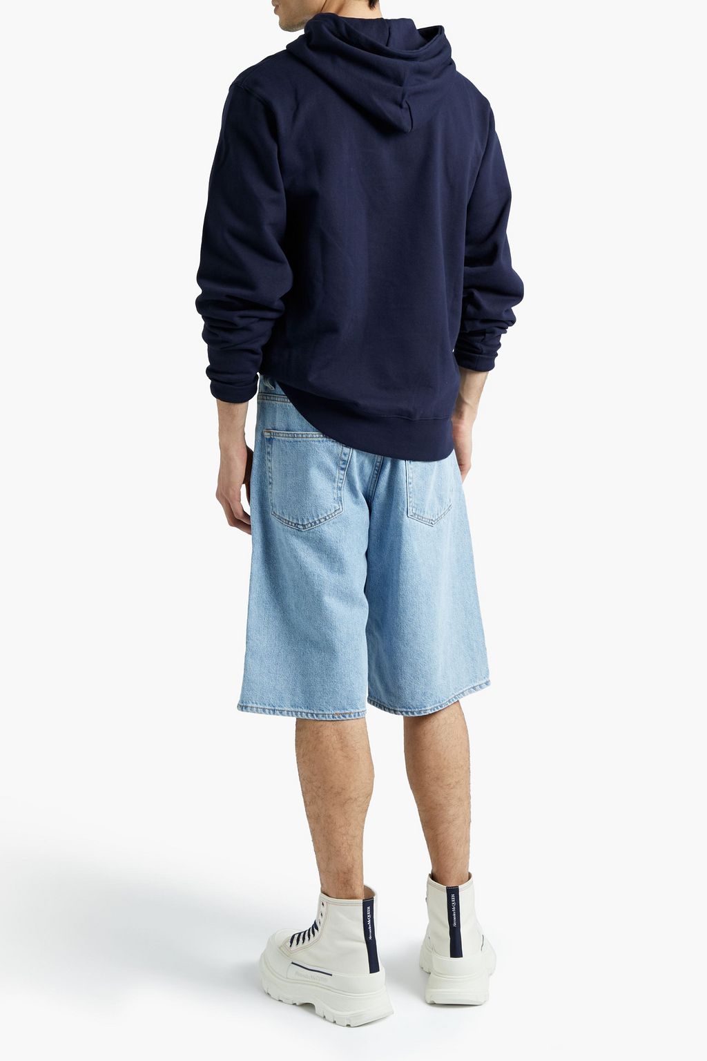 BILLIONAIRE BOYS CLUB Printed French cotton-terry hoodie