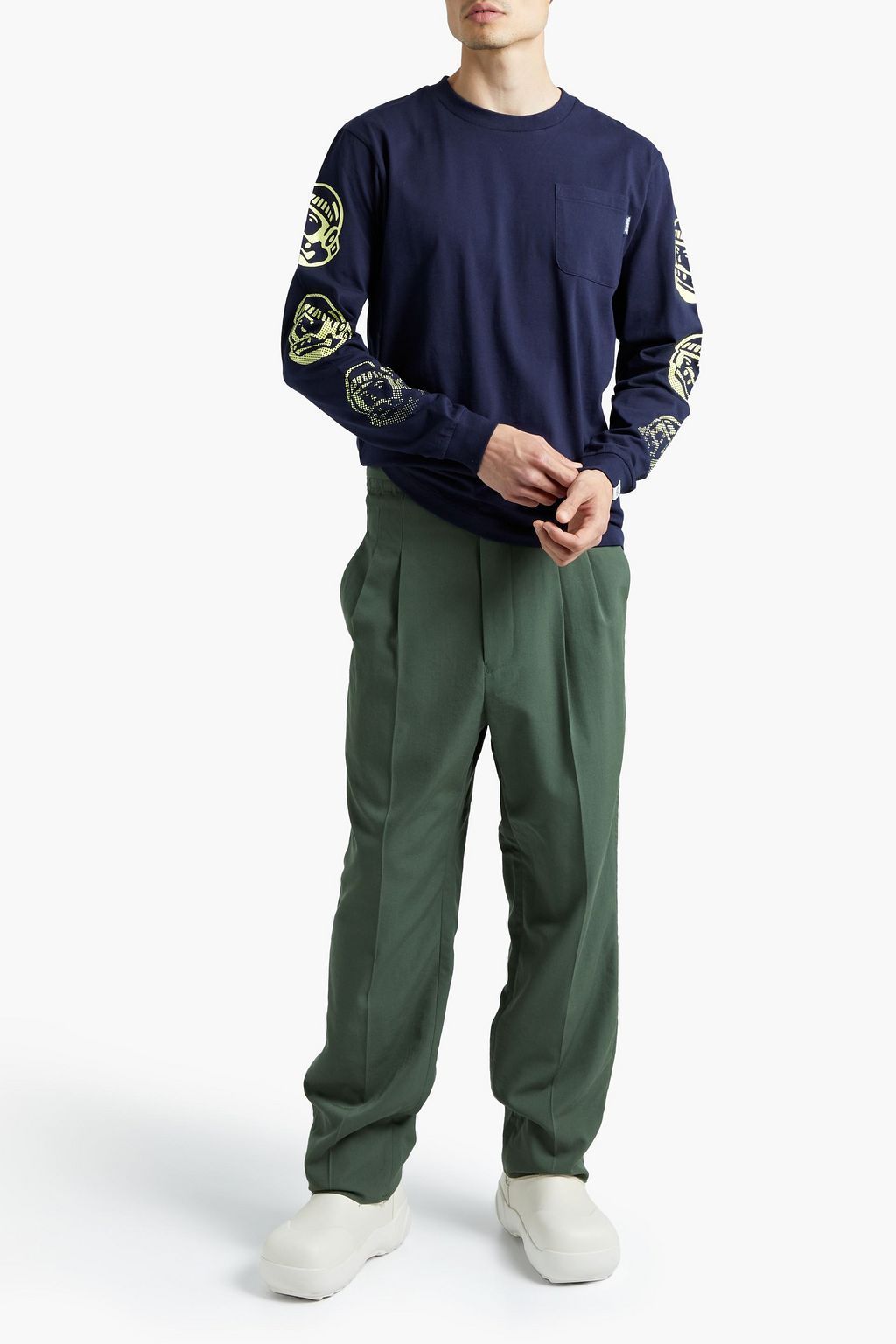 BILLIONAIRE BOYS CLUB Printed cotton-jersey T-shirt