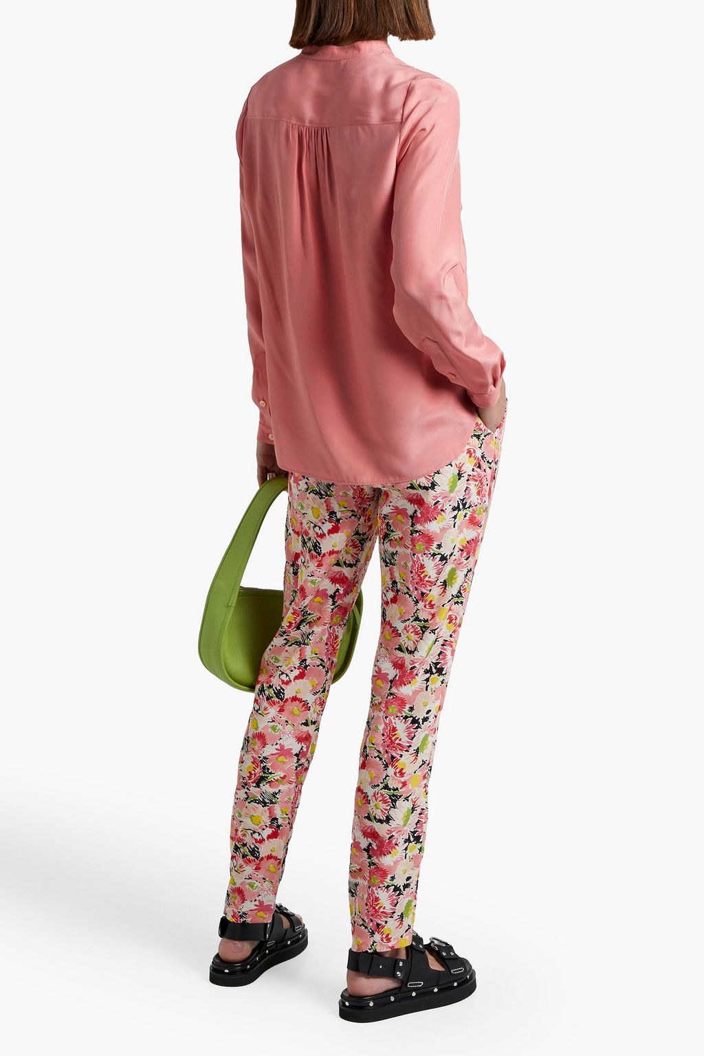 STELLA MCCARTNEY Silk-charmeuse blouse