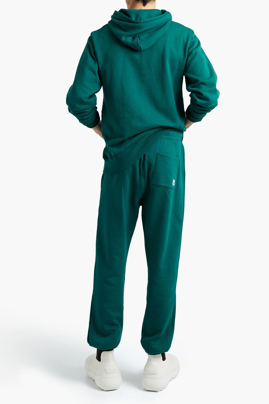 BILLIONAIRE BOYS CLUB Appliquéd printed French cotton-terry sweatpants