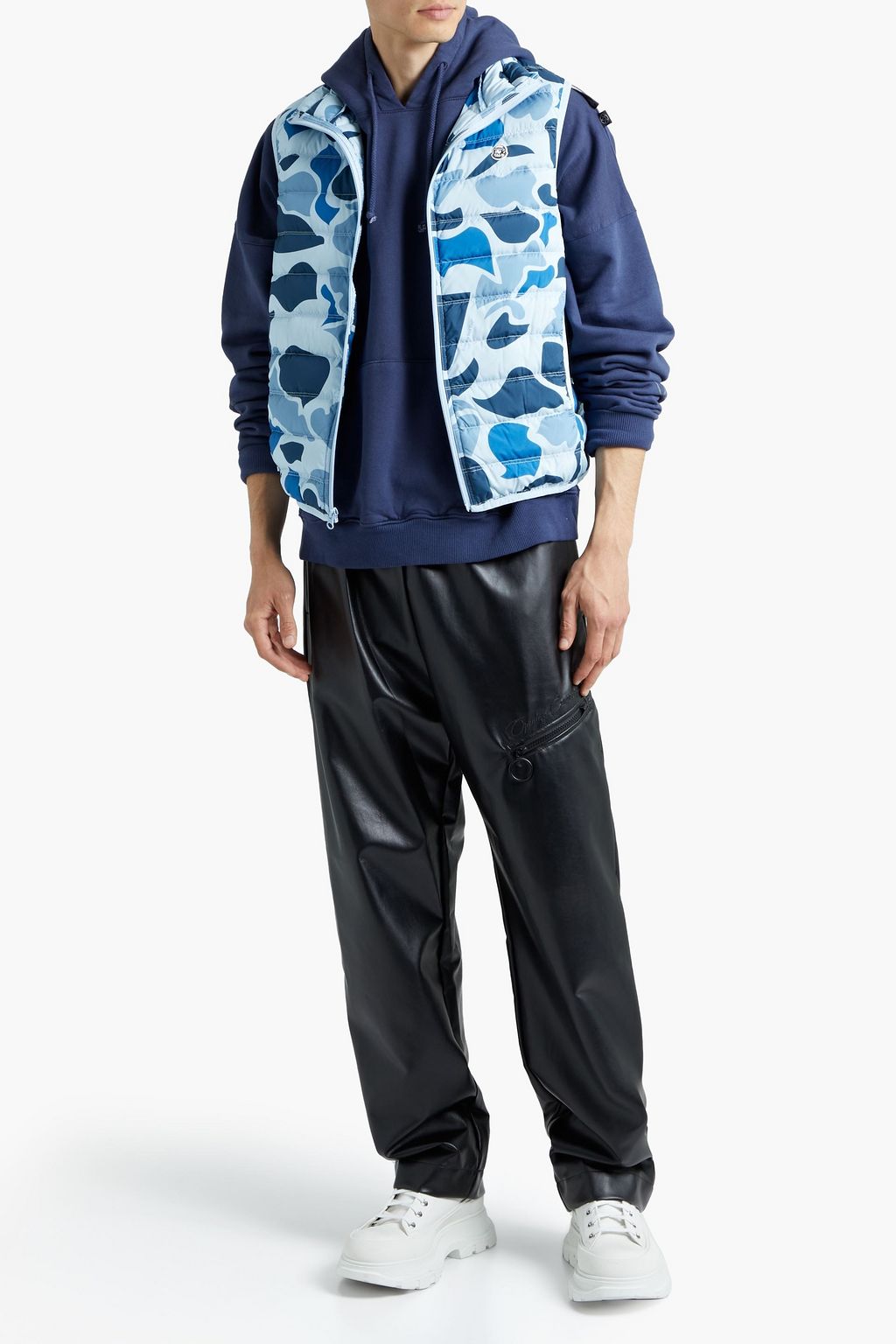 BILLIONAIRE BOYS CLUB Camouflage-print shell down vest