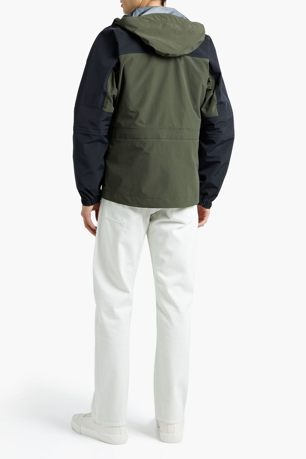 ACNE STUDIOS Two-tone shell hooded jacket