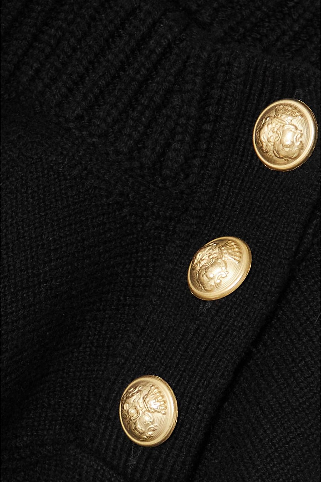 MCQUEEN Button-detailed cashmere sweater