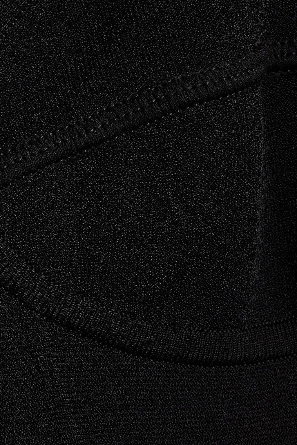MCQUEEN Stretch-knit mini dress