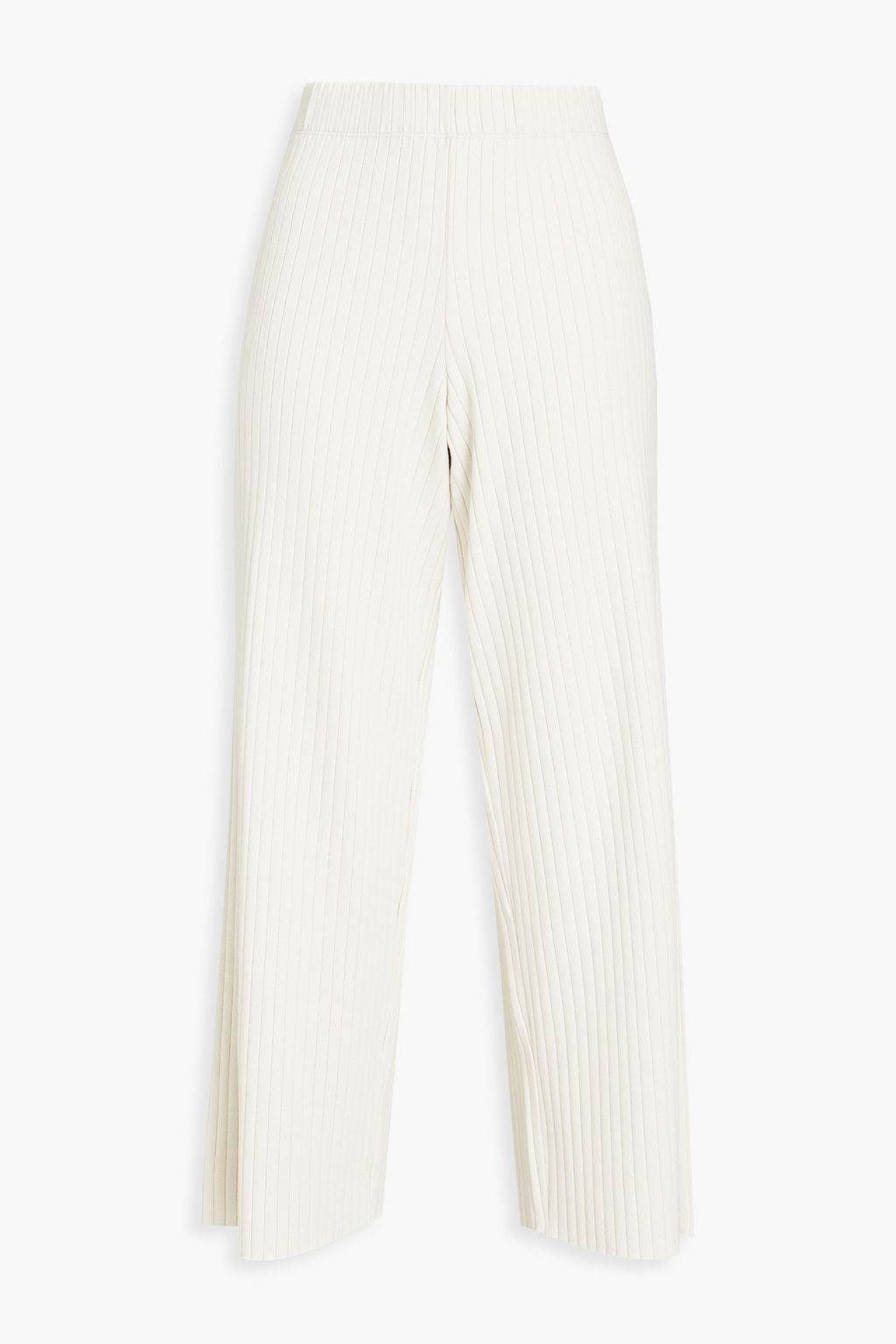 VINCE. Cropped ribbedknit wideleg pants THE