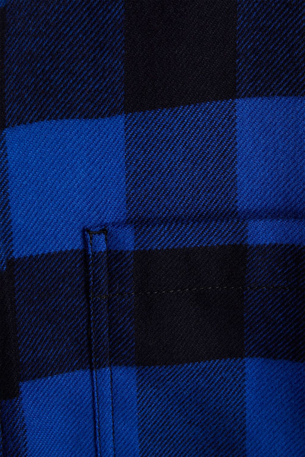 VERSACE Printed cotton-flannel shirt