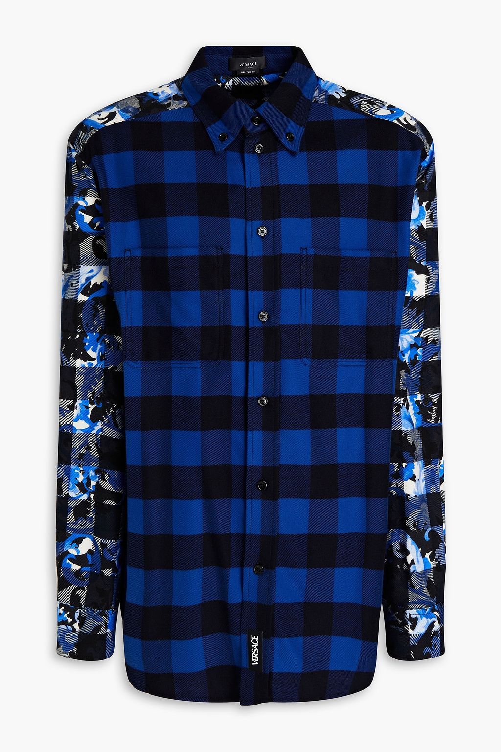 gevogelte injecteren Bende VERSACE Printed cotton-flannel shirt | Sale up to 70% off | THE OUTNET