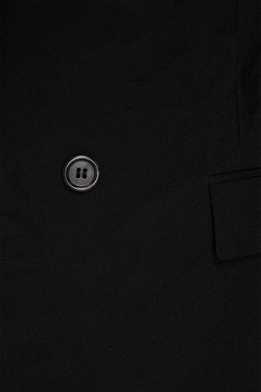 SAINT LAURENT Double-breasted wool-jacquard blazer