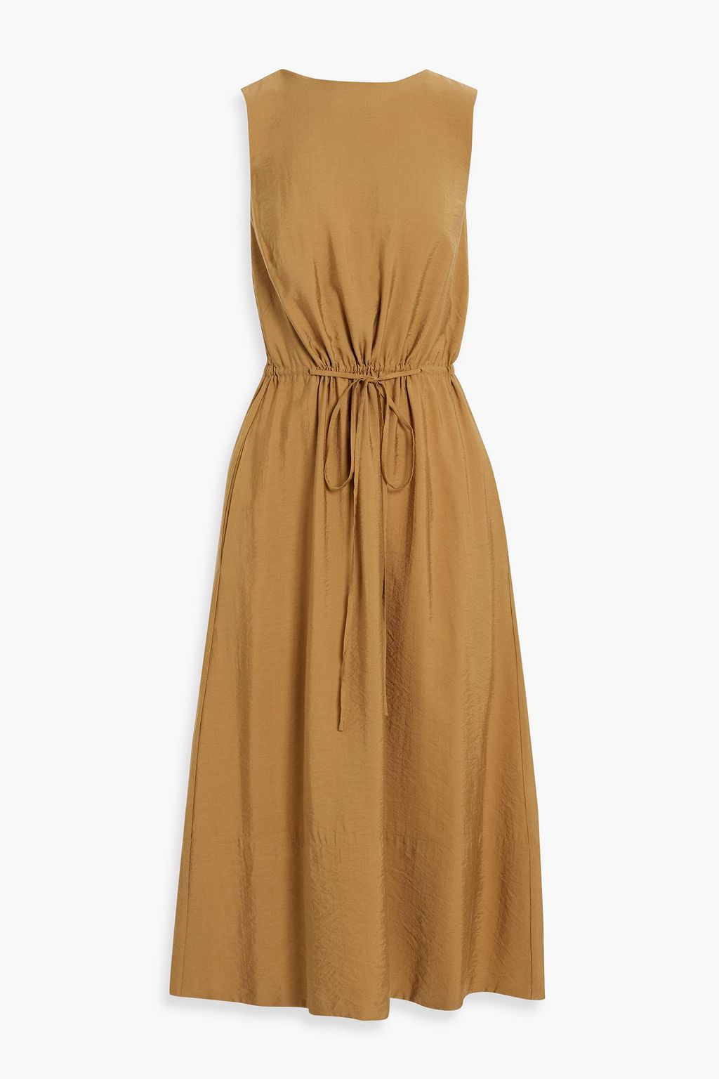 vince wrap midi dress