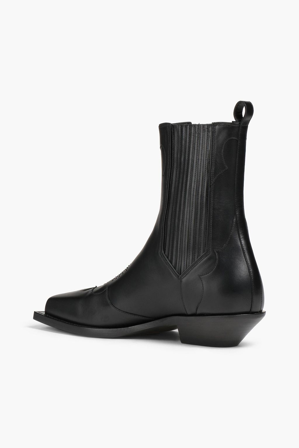 BALMAIN Embroidered leather boots