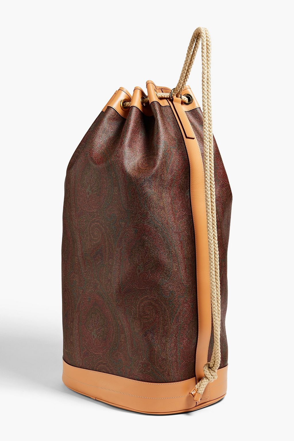 ETRO Paisleyprint faux leather weekend bag THE