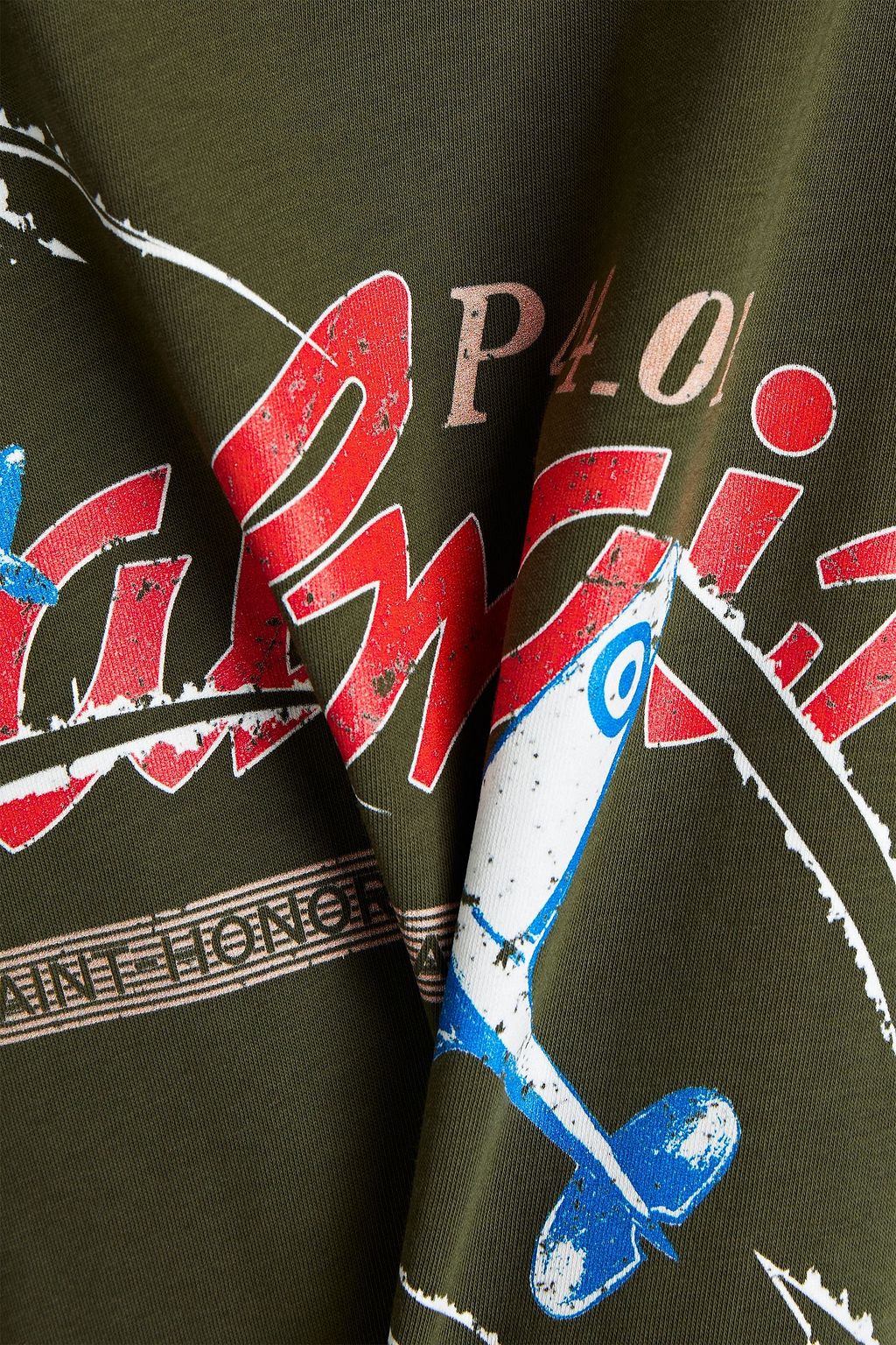 BALMAIN Printed cotton-jersey T-shirt
