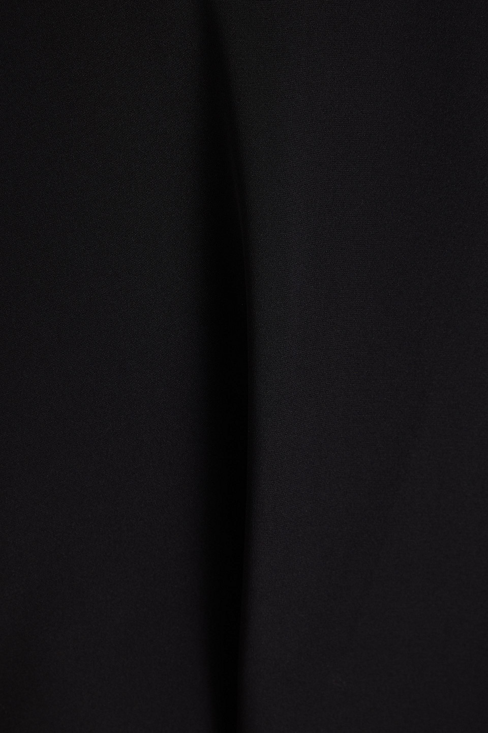 Tibi Strapless Silk-crepe Maxi Dress In Black