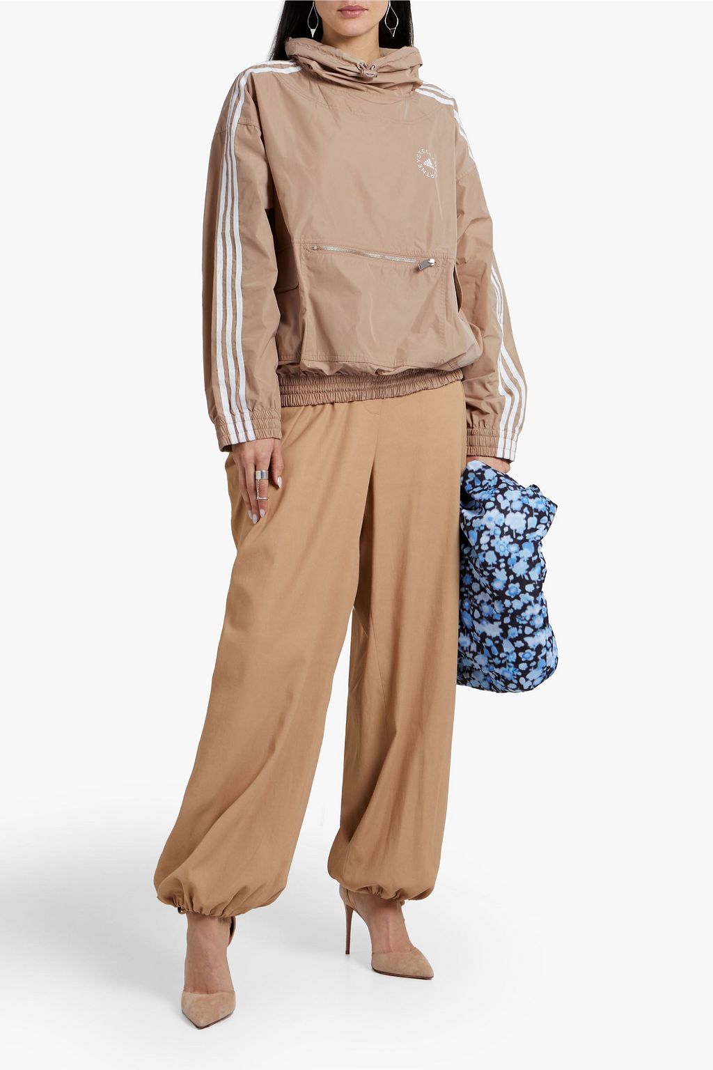 ADIDAS BY STELLA MCCARTNEY Striped shell track jacket