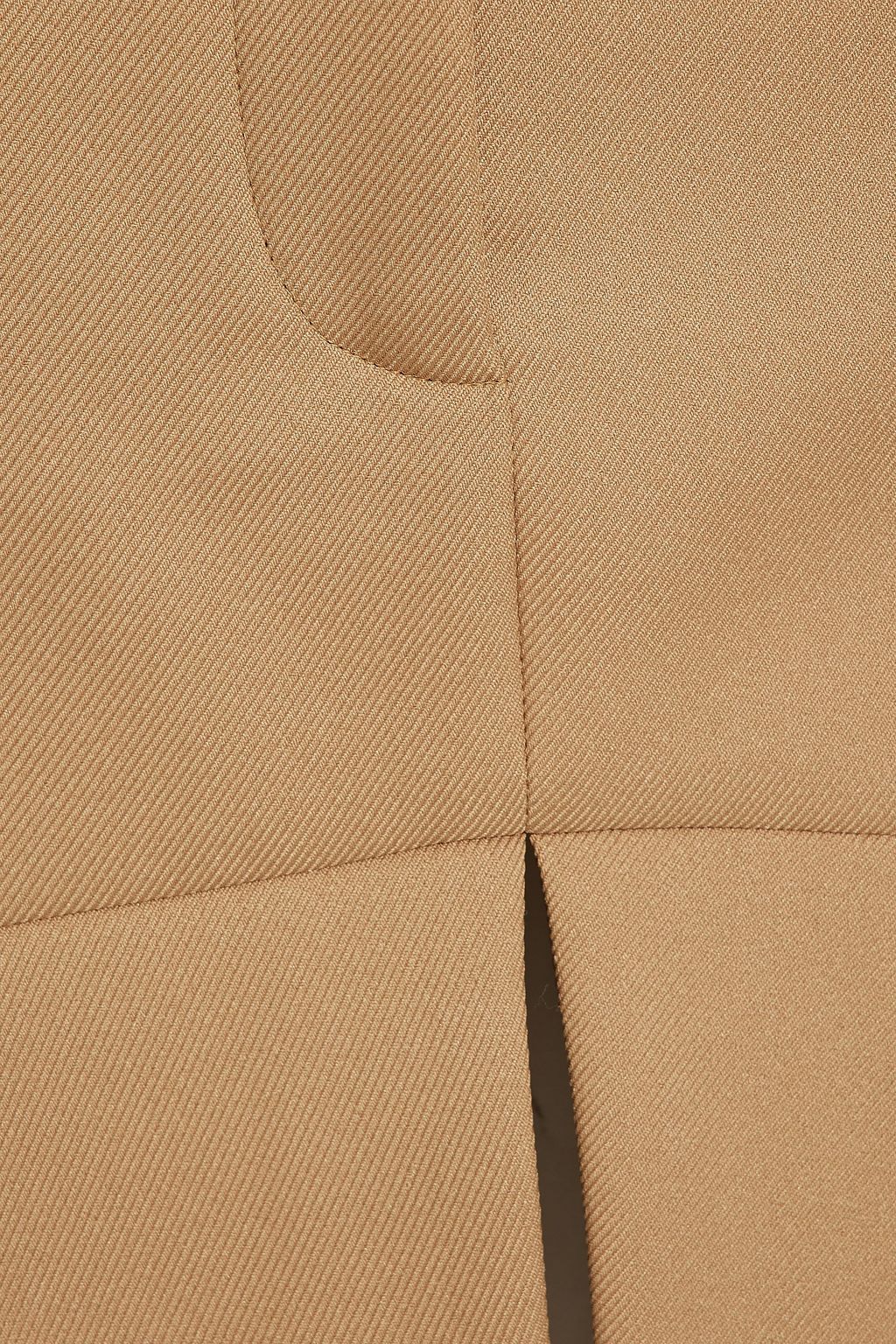 STELLA MCCARTNEY Fluted twill mini skirt