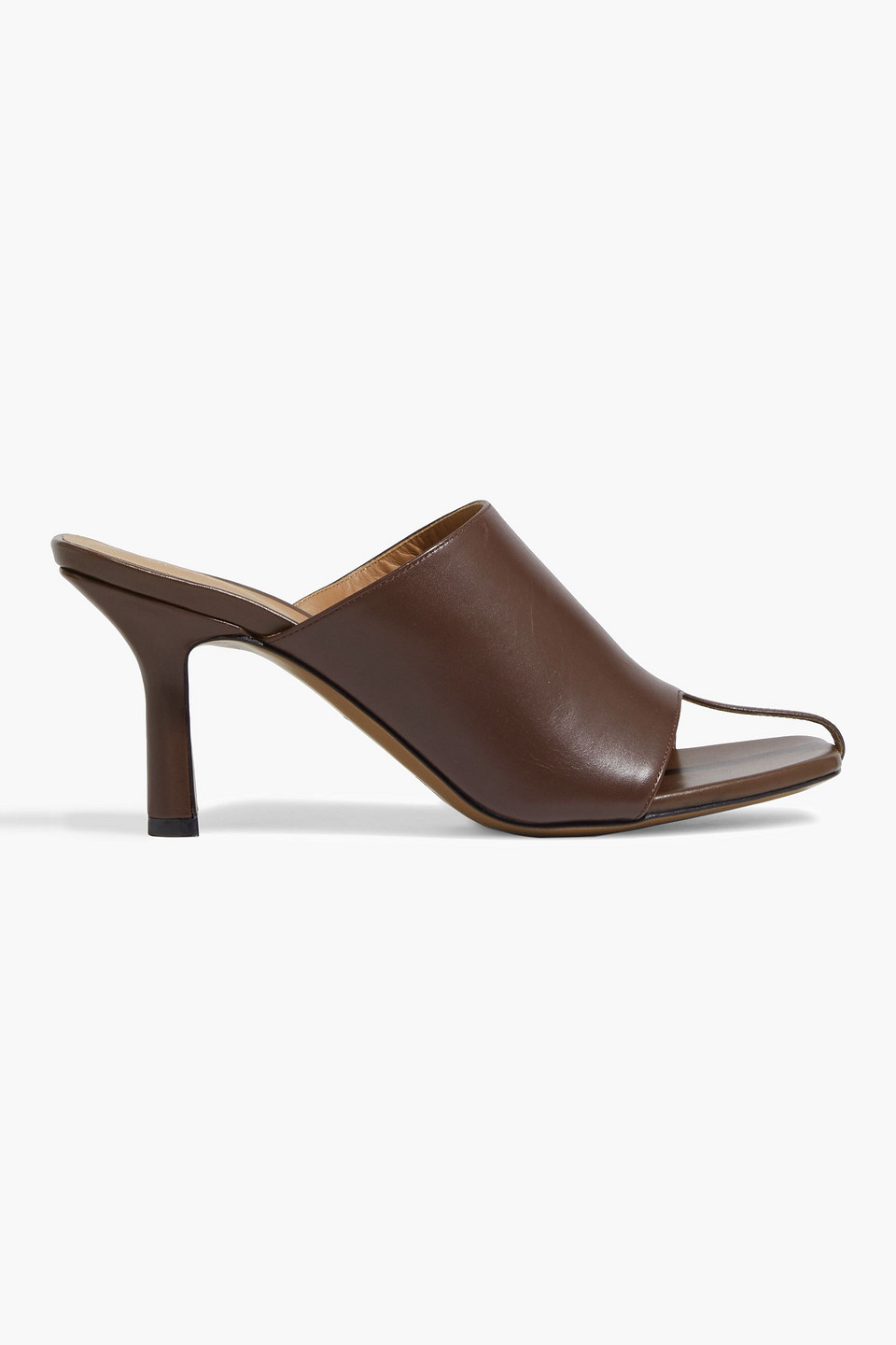 neous - jumel 80 leather mules - brown - eu 39