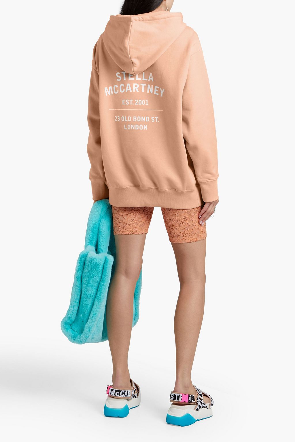 STELLA MCCARTNEY Printed cotton-fleece hoodie