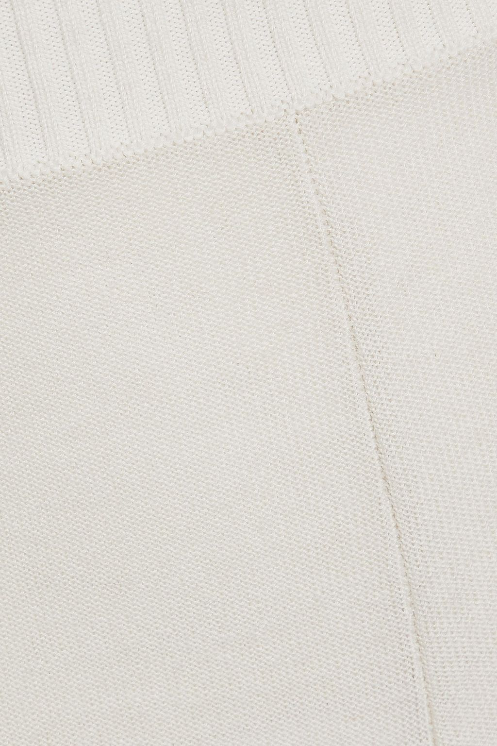 STELLA MCCARTNEY Crepe-trimmed wool track pants