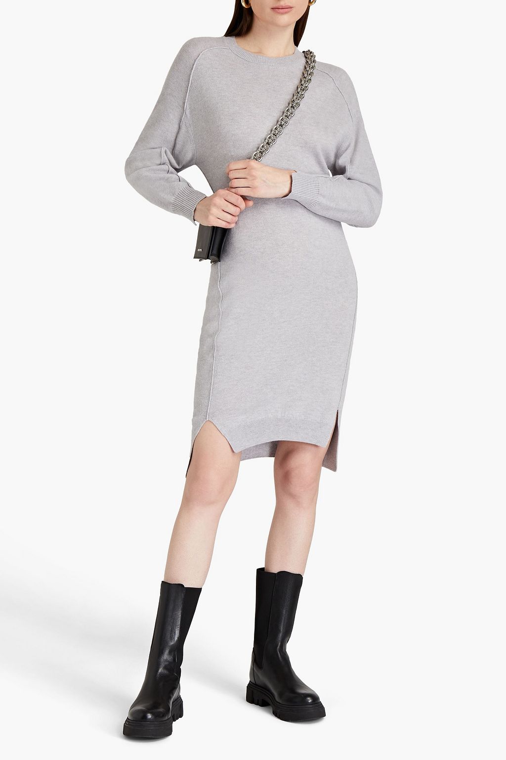 STELLA MCCARTNEY 멜란지 울 드레스